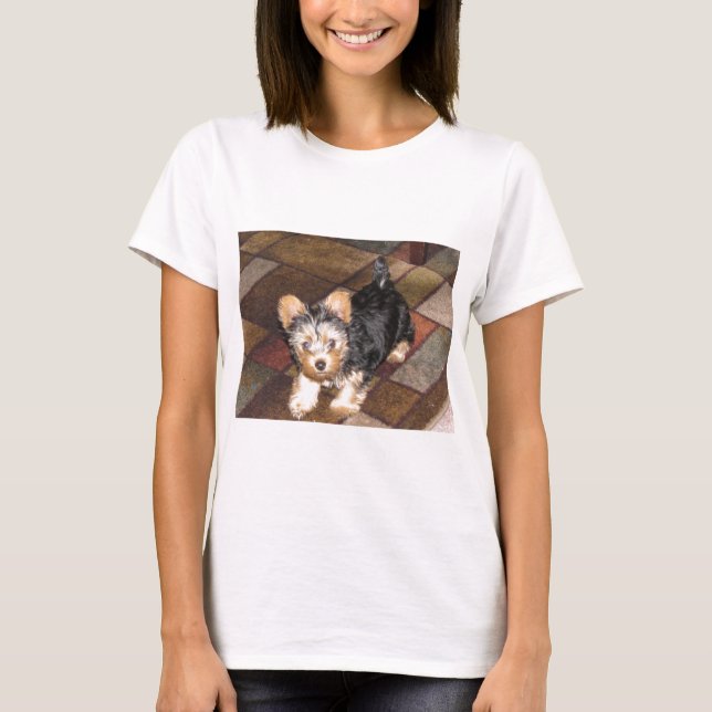 Yorkie Puppy T-Shirt (Front)