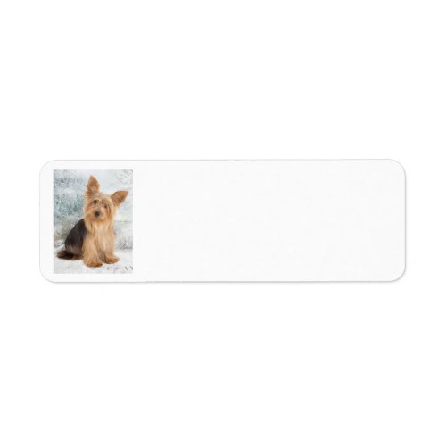 Yorkie Return Address Label