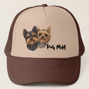 Yorkie Team Dog Mom Trucker Hat