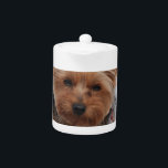 Yorkie Teapot<br><div class="desc">Sweet yorkie puppy dog for yorkie lovers.</div>
