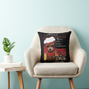 YORKIE THROW PILLOW