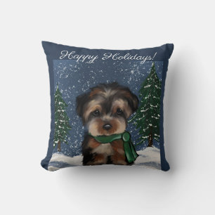 YORKIE          THROW PILLOW