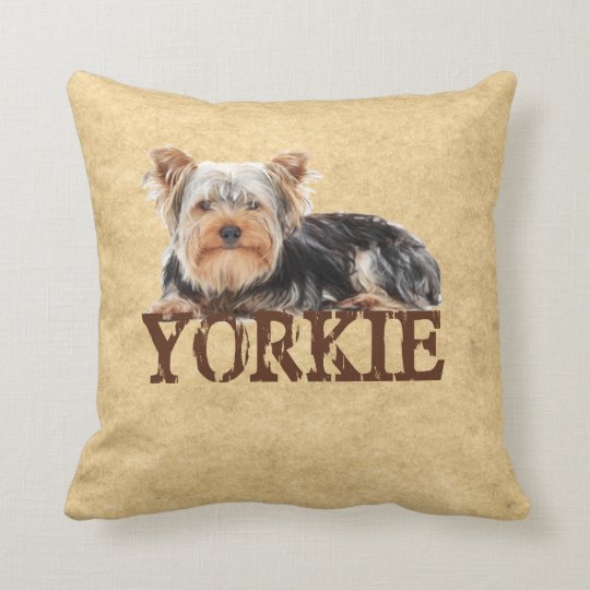 yorkie shaped pillow