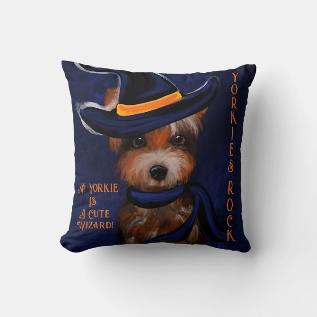 YORKIE       THROW PILLOW (Front)