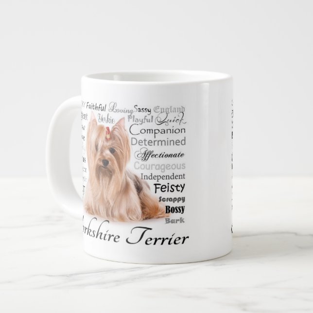 Yorkie Traits Mug (Front Left)