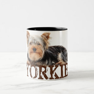 Yorkie Two-Tone Coffee Mug