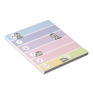 Yorkie Weekly Planner Notepad