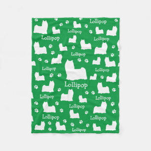 Yorkie Yorkshire Dog Personalized Dog Blanket