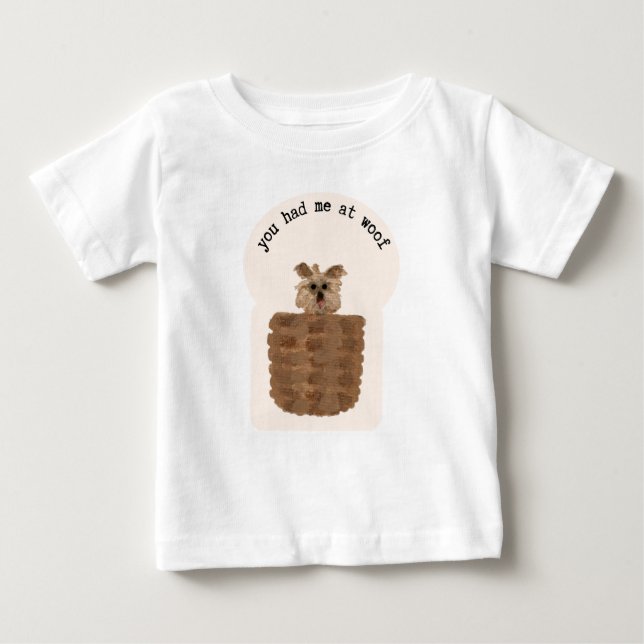 Yorkie Yorkshire Terrier Dog Custom  Baby T-Shirt (Front)