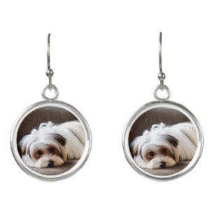 Yorkie, Yorkshire Terrier, Experiencing Ennui Earrings