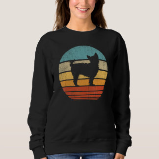 Yorkie Yorkshire Terrier Retro Vintage 60s 70s Sun Sweatshirt