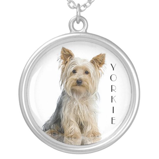 VENACOLY Yorkie Halskette 925 Sterling Silber - Yorkshire Terrier Anhänger
