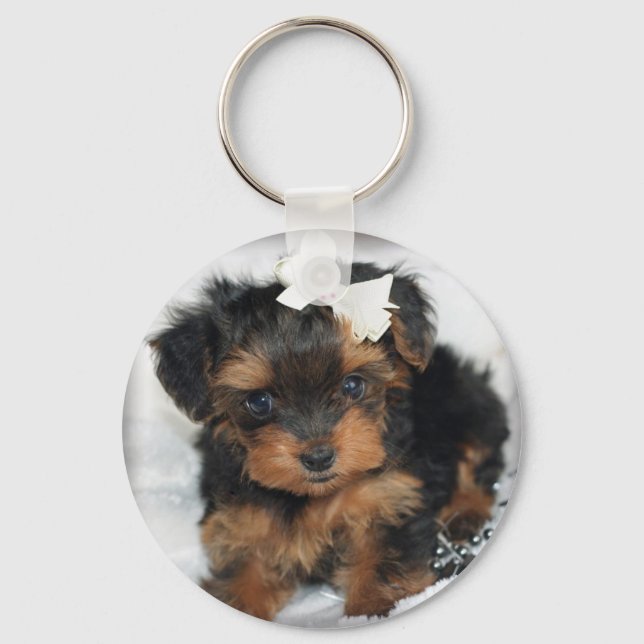Yorkiepoo Keychain (Front)