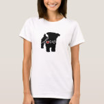 Yorkiepoo (yorkie / Poodle) Love T-shirt at Zazzle