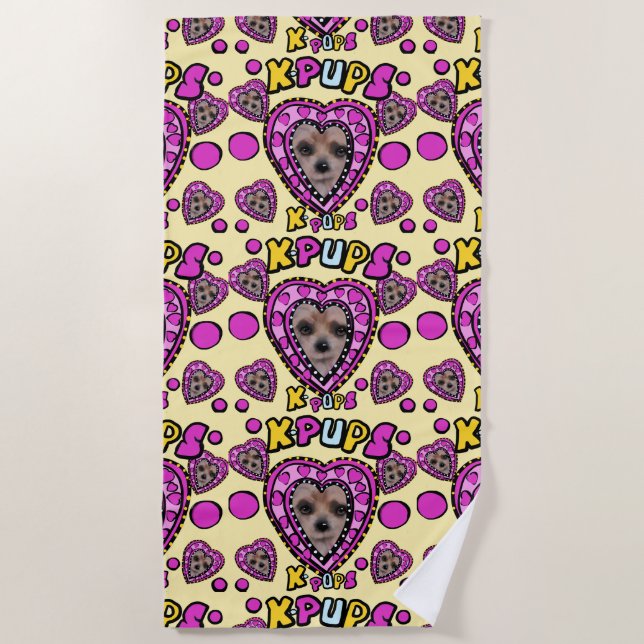 YORKIES  BEACH TOWEL (Front)