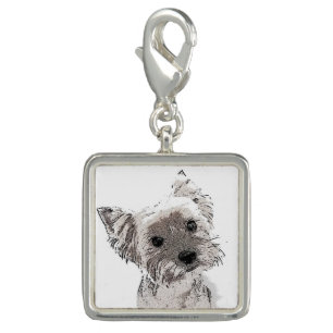 Yorkies Forever Charm