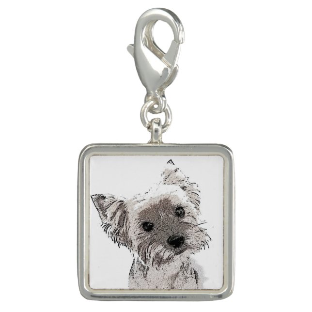 Yorkies Forever Charm (Front)
