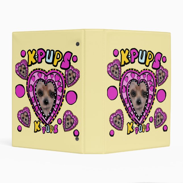 YORKIES  MINI BINDER (Background)
