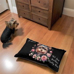 Yorkies, Not Just Another Pretty Face Pet Bed