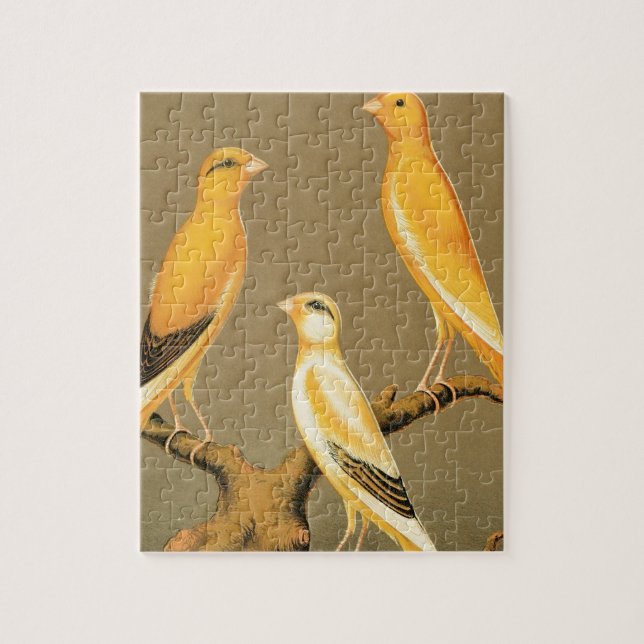 YORKSHIRE CANARIES JIGSAW PUZZLE (Vertical)