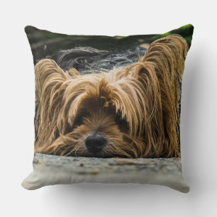 Yorkshire Closeup Throw Pillow