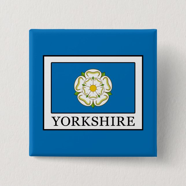 Yorkshire County England Button (Front)