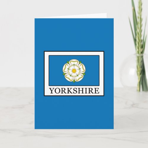 Yorkshire County England Card