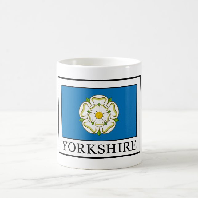 Yorkshire County England Coffee Mug (Center)