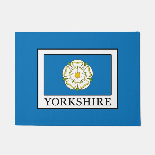 Yorkshire County England Doormat (Front)
