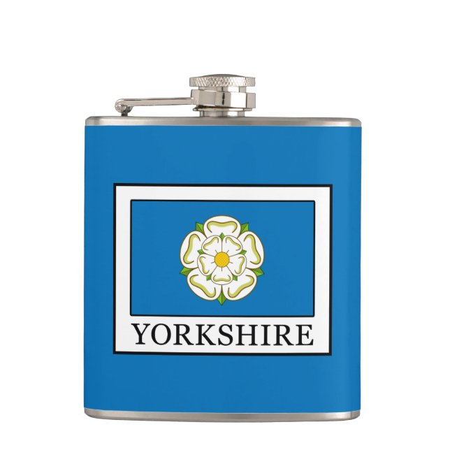 Yorkshire County England Flask (Front)