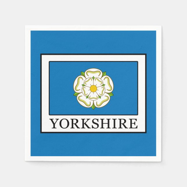 Yorkshire County England Napkins (Front)