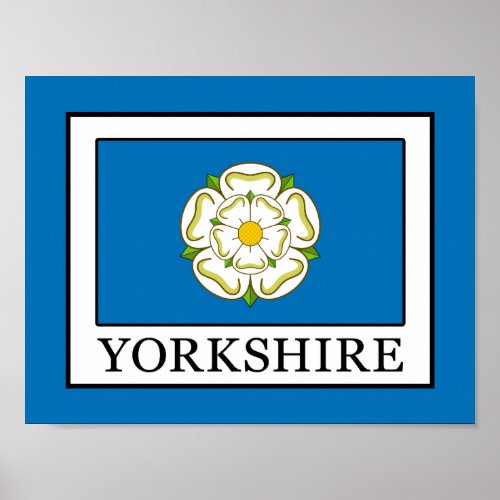 Yorkshire County England Poster