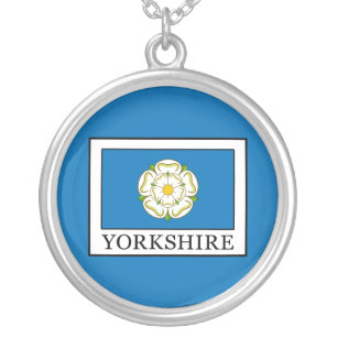 Yorkshire County England Silver Plated Necklace