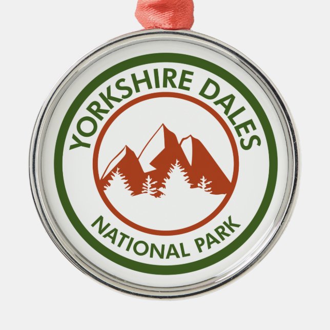 Yorkshire Dales National Park Metal Ornament (Front)