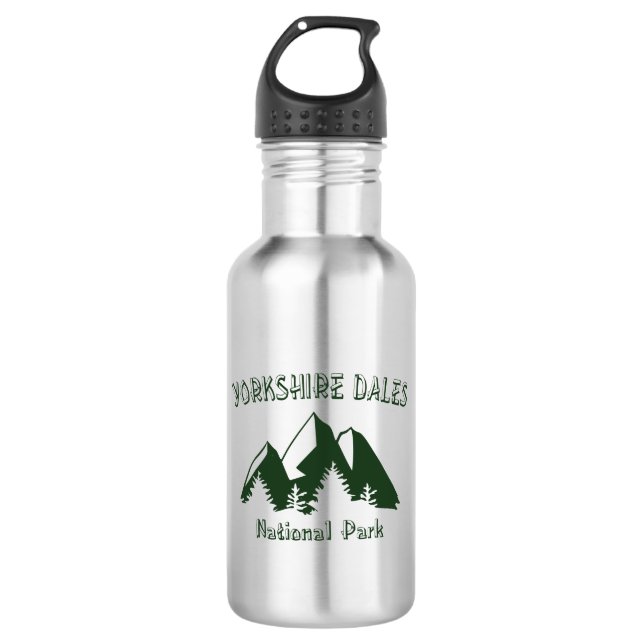 Yorkshire Dales National Park Stainless Steel Water Bottle (Front)