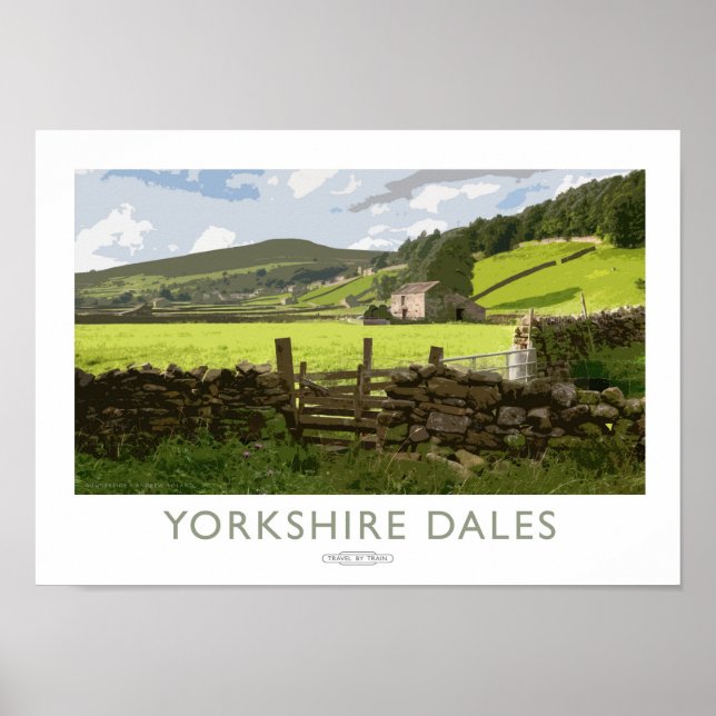 Yorkshire Dales Railway Poster (Front)