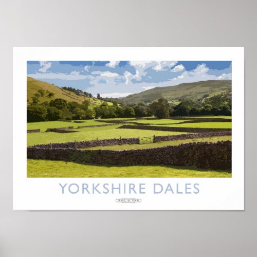 Yorkshire Dales Railway Poster