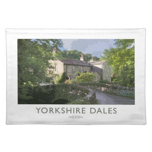 Yorkshire Dales Railway Poster Cloth Placemat