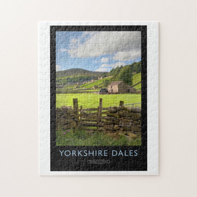 Yorkshire Dales Railway Poster Jigsaw Puzzle (Vertical)