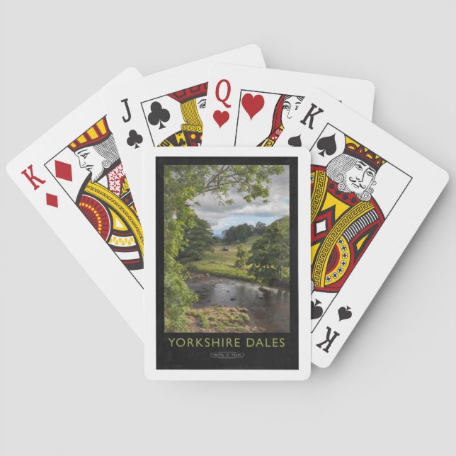Yorkshire Dales Railway Poster Poker Cards (Back)