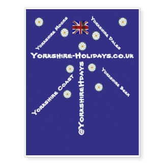 Yorkshire-Holidays Temporary Tattoo