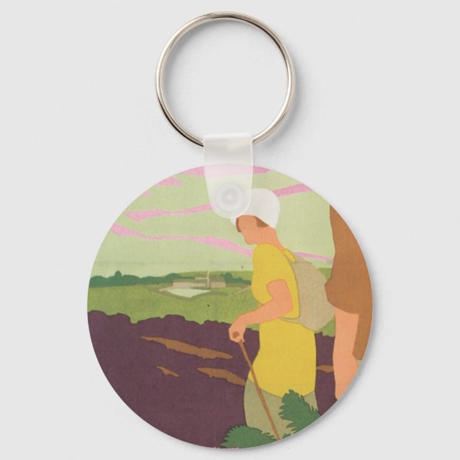 Yorkshire Moors Keychain (Front)