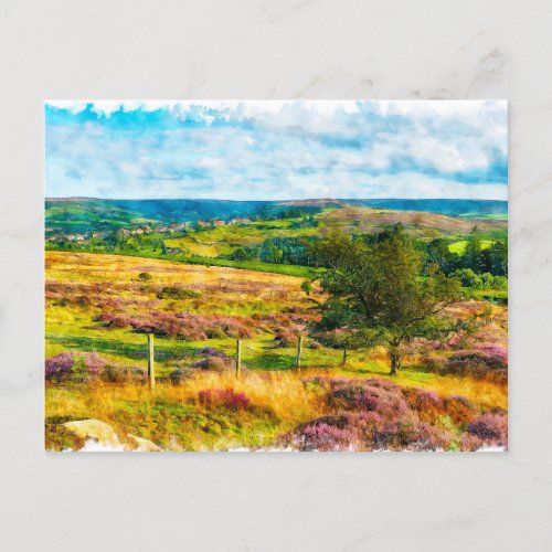 Yorkshire Moors  Postcard