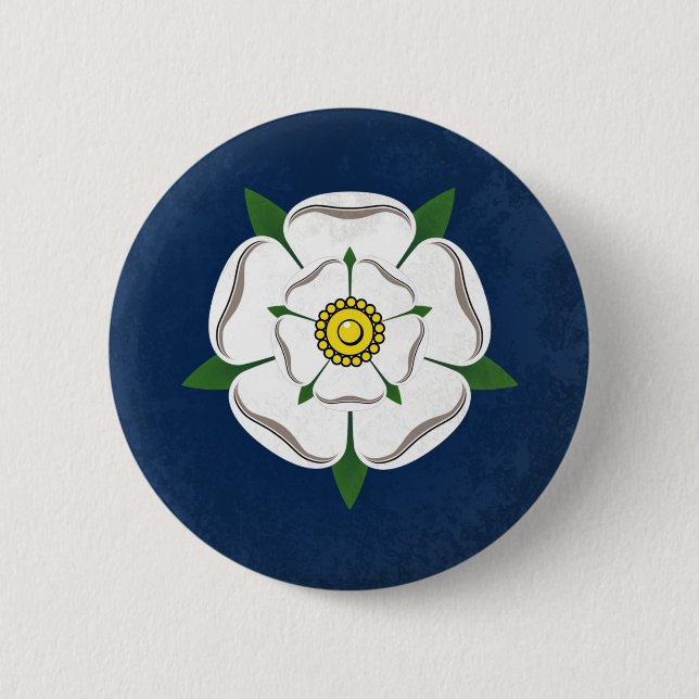 Yorkshire Pinback Button (Front)