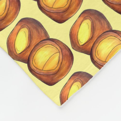 Yorkshire Pudding North England UK British Food Fleece Blanket