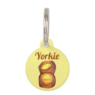 Yorkshire Pudding Sunday Roast UK British Food Pet ID Tag
