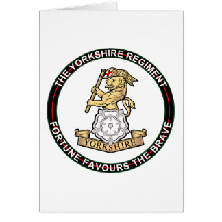 Yorkshire Regiment Cards