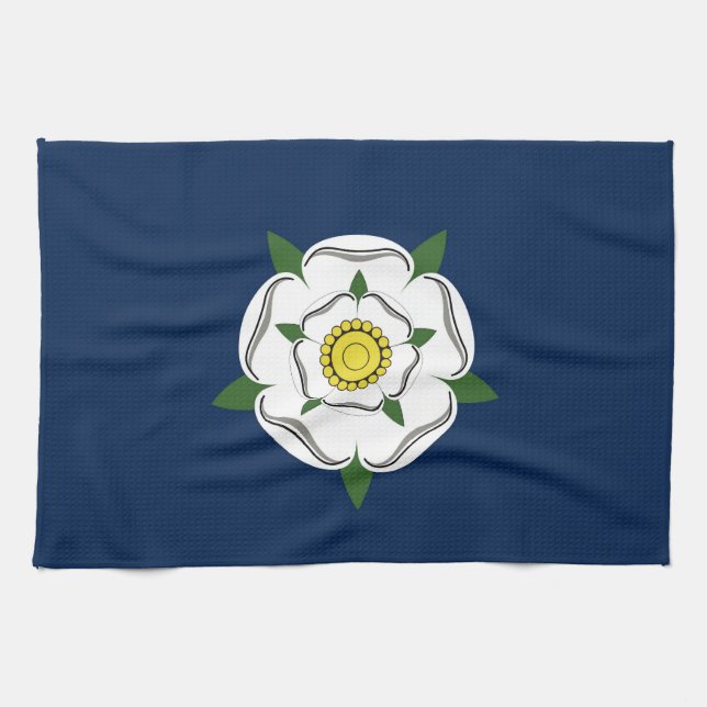 yorkshire region flag british county britain great kitchen towel (Horizontal)