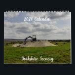 Yorkshire scenery 2024 calendar<br><div class="desc">Stunning scenery from Yorkshire (and a festive image from Chatsworth House in Derbyshire) showcasing rugged moorland,  spectacular coastal views and green plush landscapes which make up "God's Own country".</div>