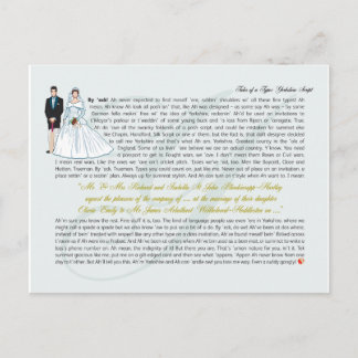 Yorkshire Script Postcard